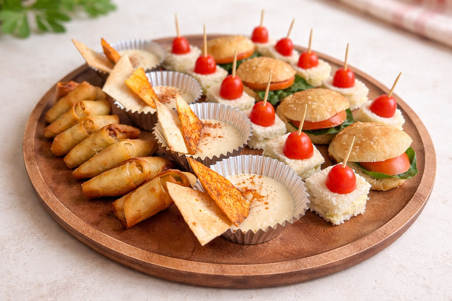 Savory finger food